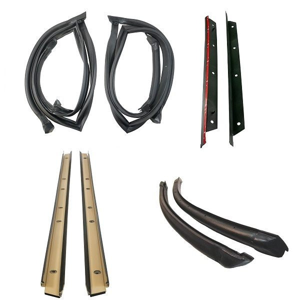 T-Top Weatherstrip Set with Plastic Drip Edge