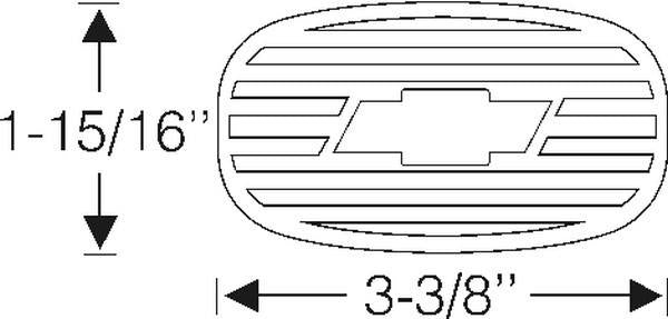 Clutch and Brake Pedal Pads - Bowtie Emblem