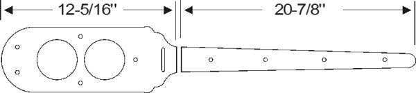 Taillight Mounting Pad