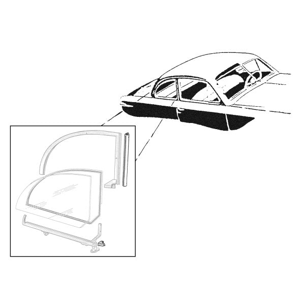 Side window leading edge