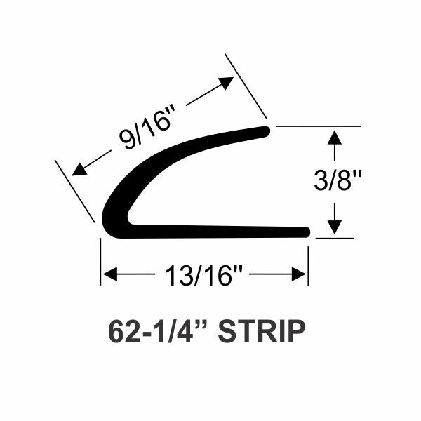 Hood To Radiator Weatherstrip