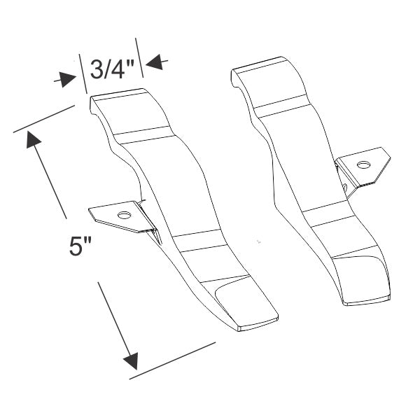 Decklid Corner Weatherstrips