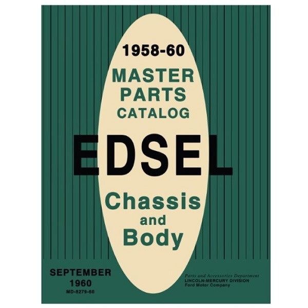Edsel Master Parts List (Reprint)
