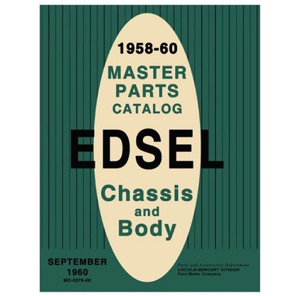 Edsel Master Parts List (Reprint)