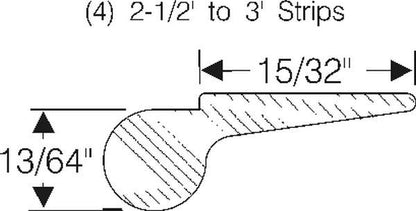 Side Window Beltline Scraper Weatherstrips