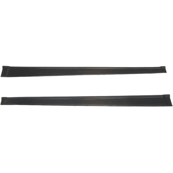 Door opening step pad