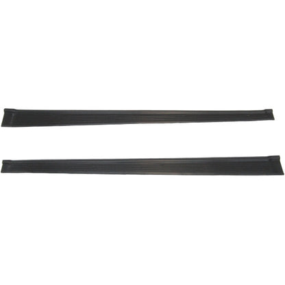 Door opening step pad