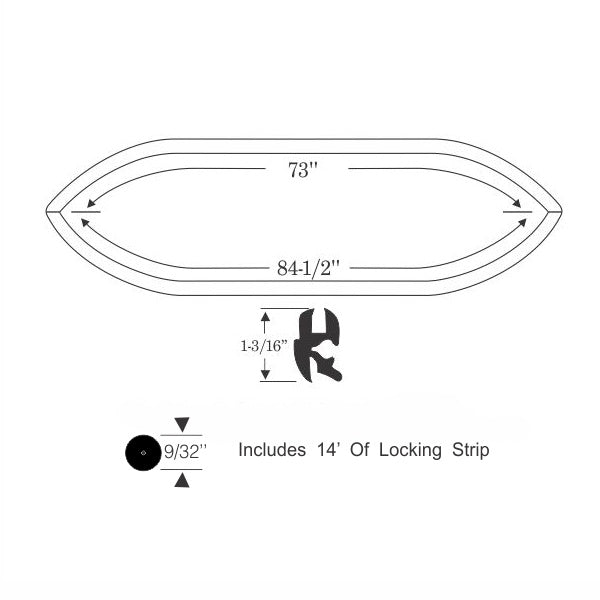 Rear Window Gasket Set