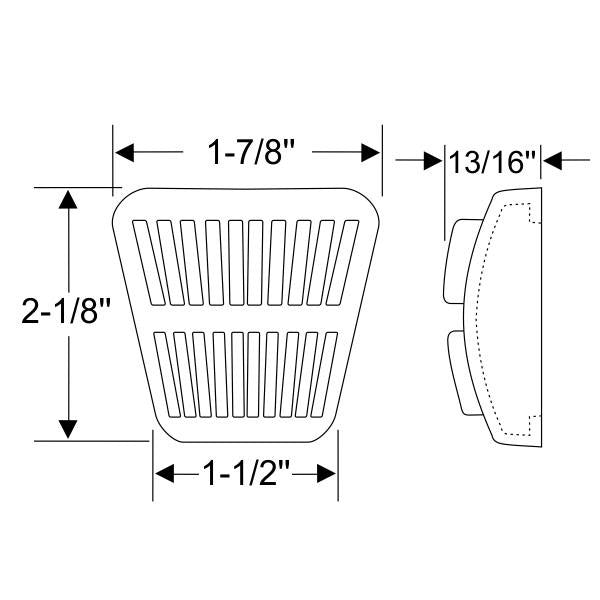Parking Brake Pedal Pad
