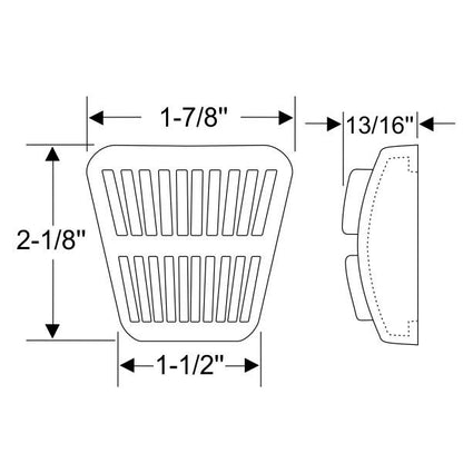 Parking Brake Pedal Pad