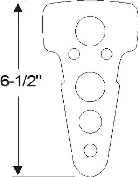 License Light Mounting Pad