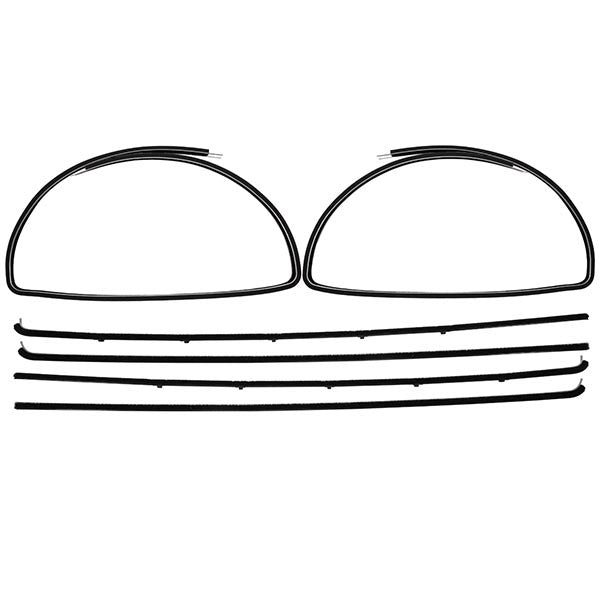 Window Felt Beltline Weatherstrips - Vent Window Delete