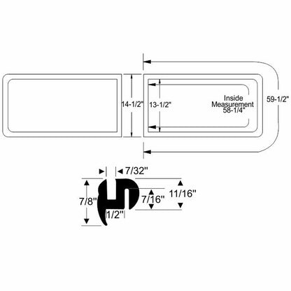 Windshield Gasket Set
