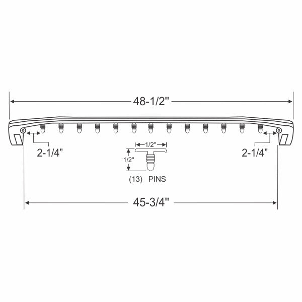 Front Bow Weatherstrip