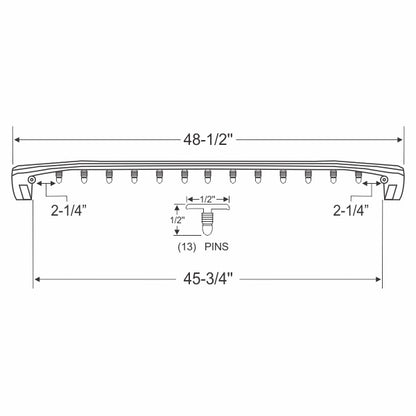 Front Bow Weatherstrip