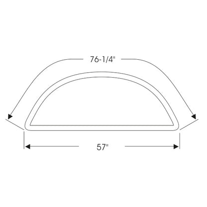 Rear Window Gasket - No Groove