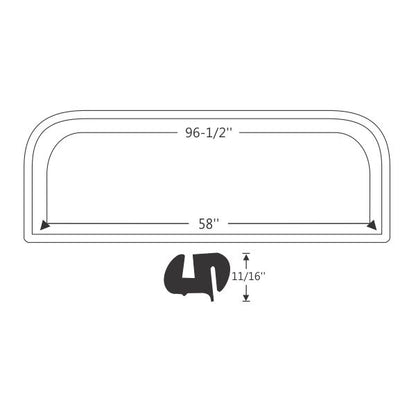 Rear Window Gasket