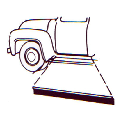 Cab Running Board Seal