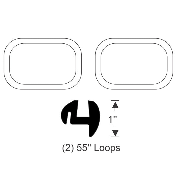 Rear Window Gasket Set