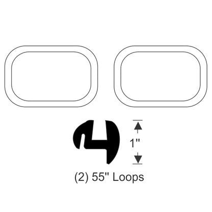 Rear Window Gasket Set