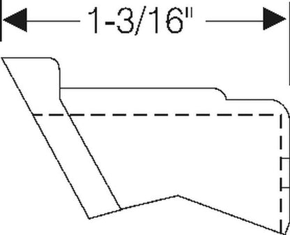 Run Channel Upper Bumper