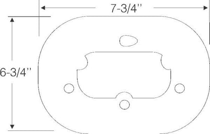 Back Up Light Lens to Body Gaskets