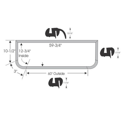 Rear Window Gasket