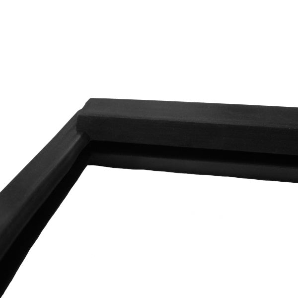 Rear door stationary window weatherstrip