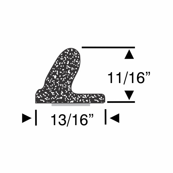 11/16" Peel-N-Stick Weatherstrip