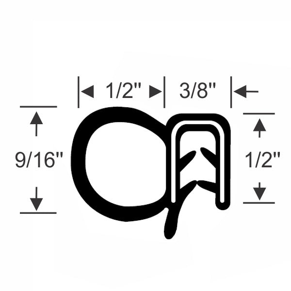Push-Out Window Weatherstrip