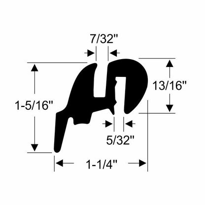 Windshield Gasket without Groove