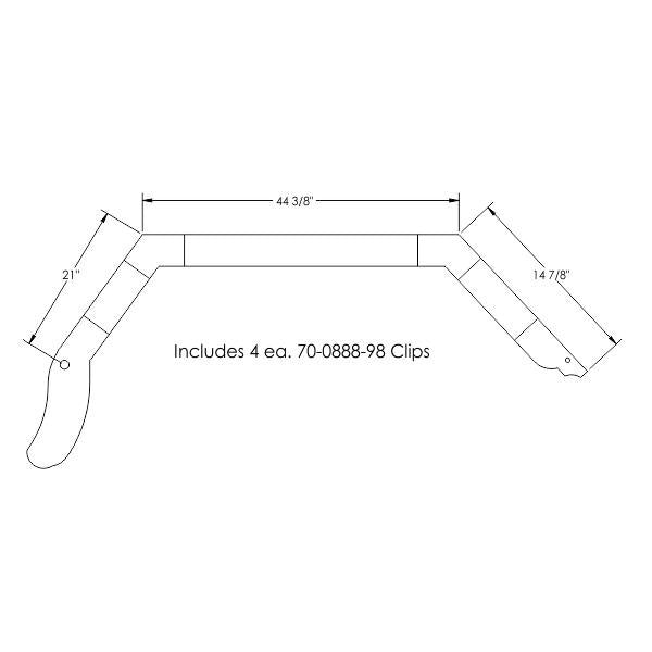 Hardtop Roof Rail Weatherstrips