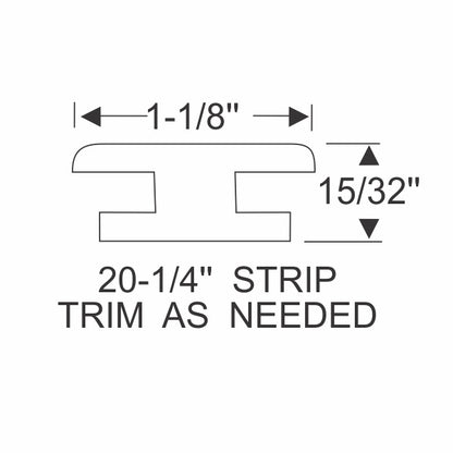 Windshield Division Bar - Center Post Gasket