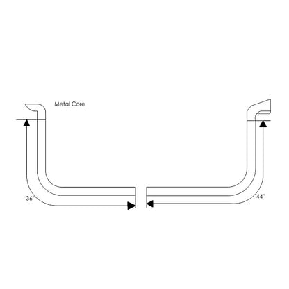Rear Door Weatherstrip Set