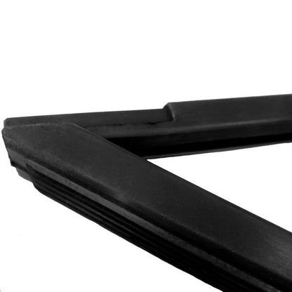 Rear door stationary window weatherstrip
