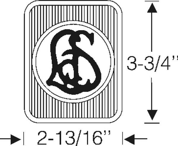 LaSalle monogram pedal pad