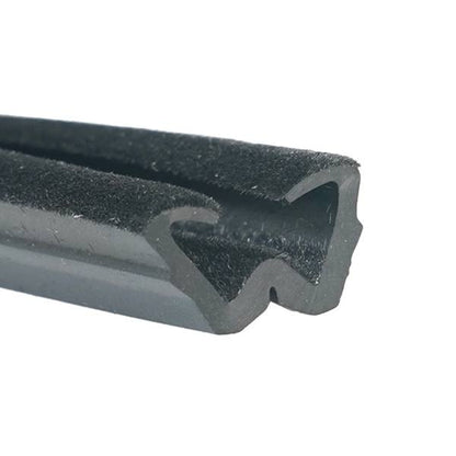 Unbeaded Rubber Run Channel