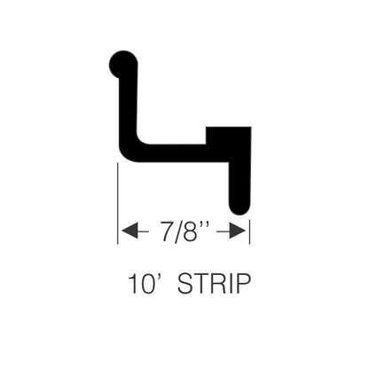 Windshield Weatherstrip Channel