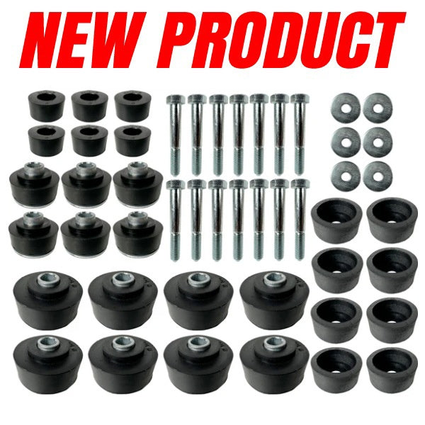 Body Mounts and Hardware Set - Convertible
