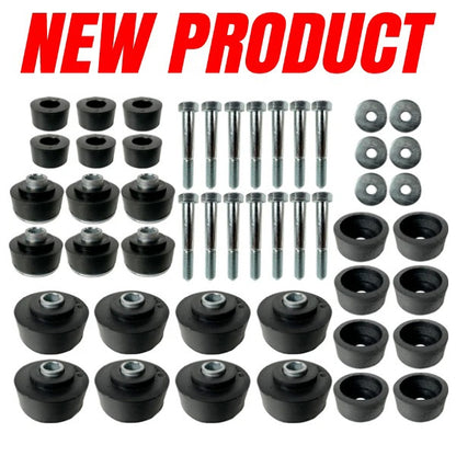 Body Mounts and Hardware Set - Convertible