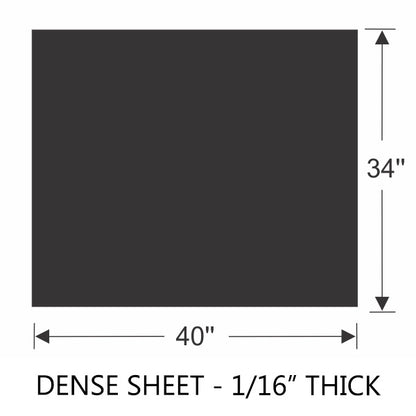 1/16" Thick Neoprene Dense Rubber Sheet