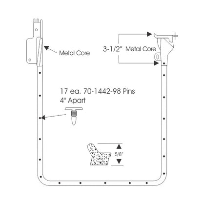 Rear Door Weatherstrip