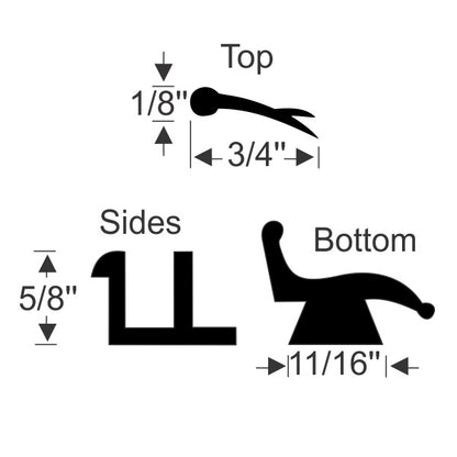 Windshield Weatherstrip Seal Set
