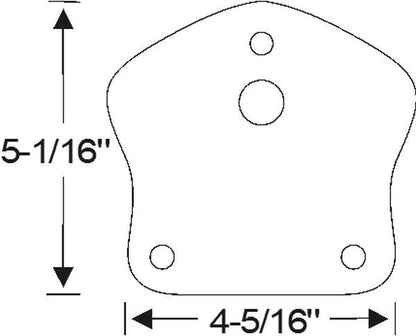 License Light Mounting Pad