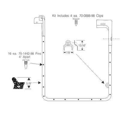 Rear Door Weatherstrips