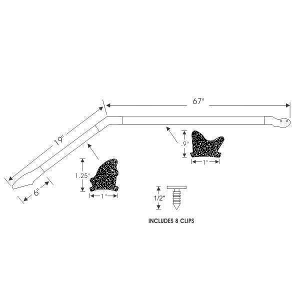Hardtop Roof Rail Weatherstrips