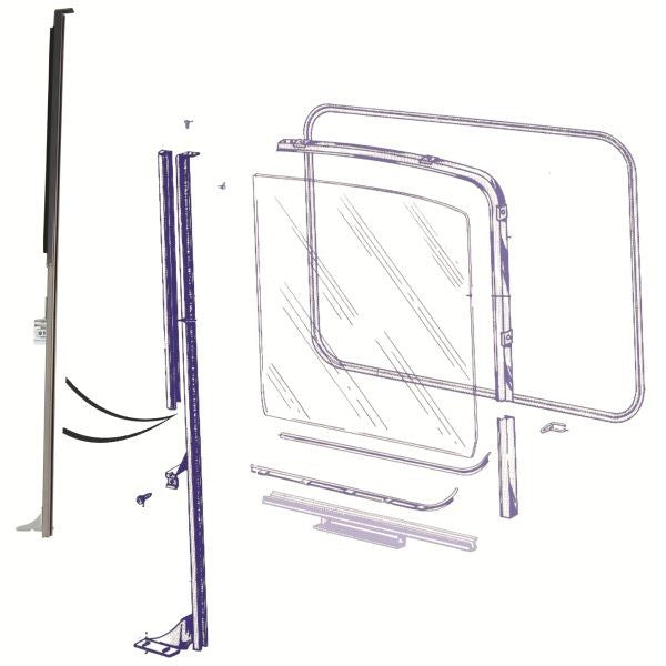 Vent Window Division Bar Assembly - Right