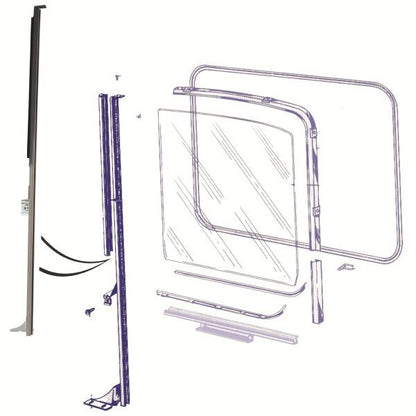 Vent Window Division Bar Assembly - Right