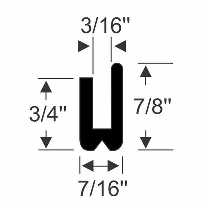Windshield Weatherstrip Channel