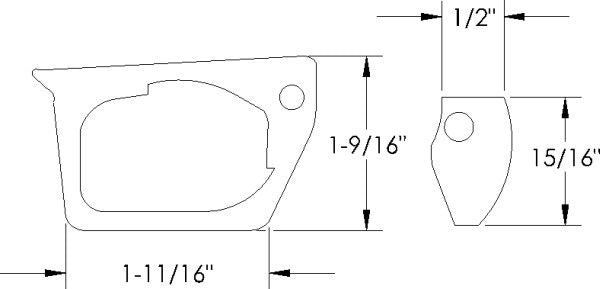 Door handle gasket